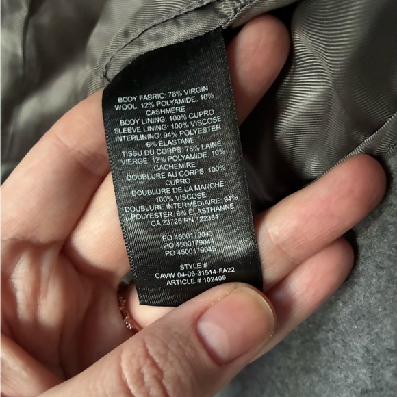 Aritzia Cocoon Long Coat Wool Cashmere size S - Picture 14 of 16